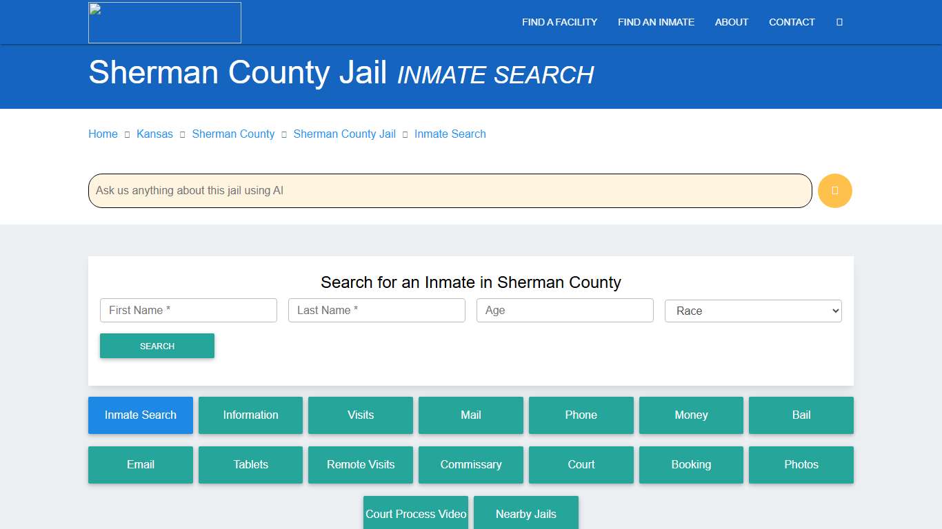 Sherman County Inmate Search & Roster | Find Inmates KS